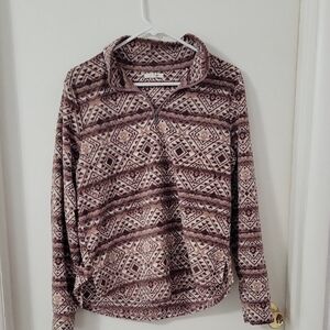 Women's Geometric Patterned Pullover Top